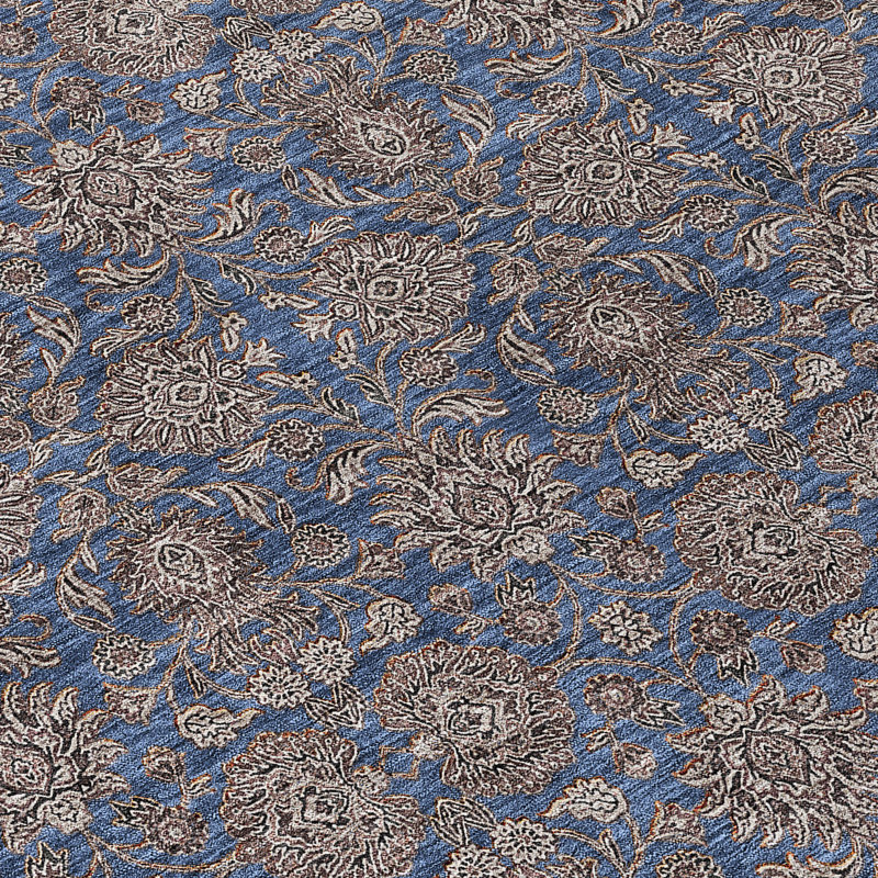 Naadiya Washable Floral Indoor / Outdoor Rug, Rectangle 8' x 10'