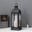 Lanterne de style rustique en métal 19 po H-142974626