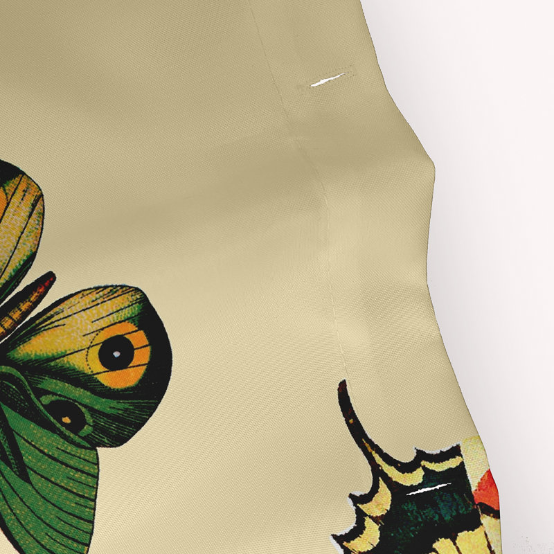Alberts Floral Shower Curtain, Yellow