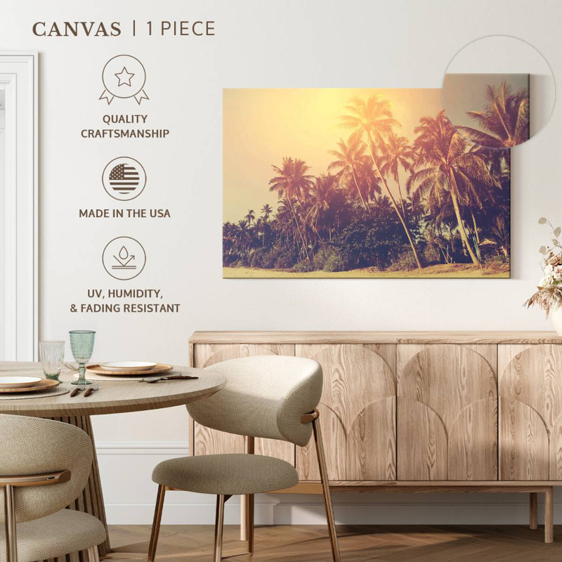 Gillard Hazy Palm Trees Gillard, 8" H x 12" W
