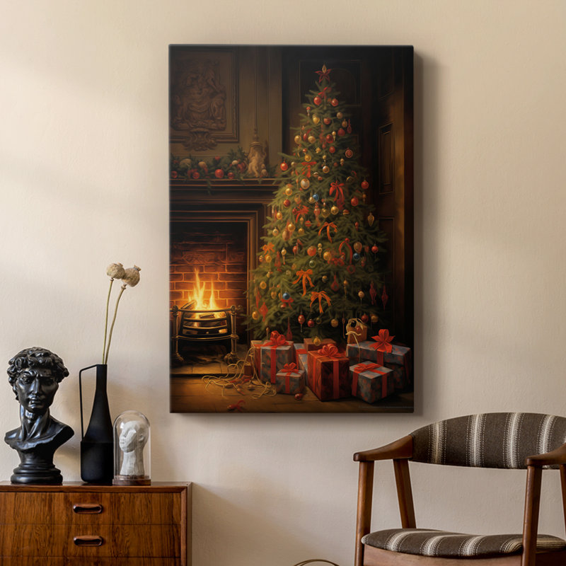 DCLV - Fêtes de Noël, art sur mesure, galerie Cavas, H 27 po x l 18 po