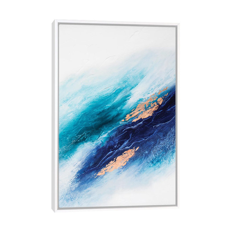 Calming Serenity - Print on Canvas, 66.04 cm H x 45.72 cm W, White Framed