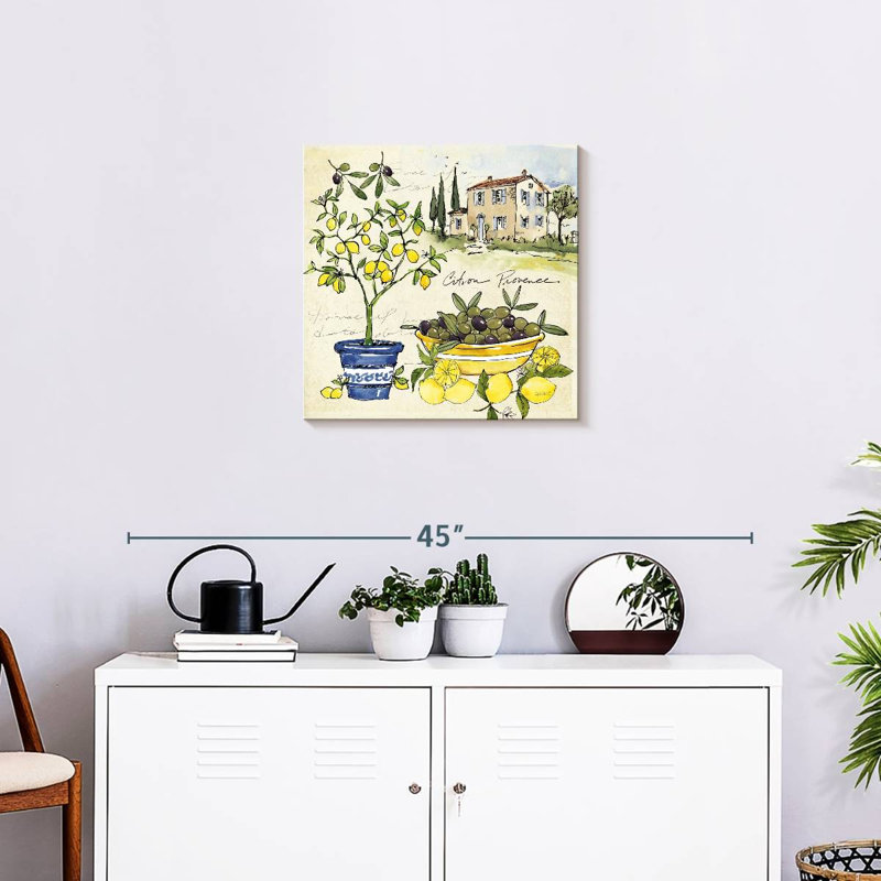 Yarlin Citron I, 20" H x 20" W