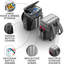 Cooler Backpack - Insulated, Leak-Proof, Holds 54 Cans/4 Bottles, Keeps Wine Cold For 24 Hours