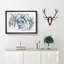 A Lion Portrait in Abstract - Picture Frame Painting Print on MDF-55629847-55629848