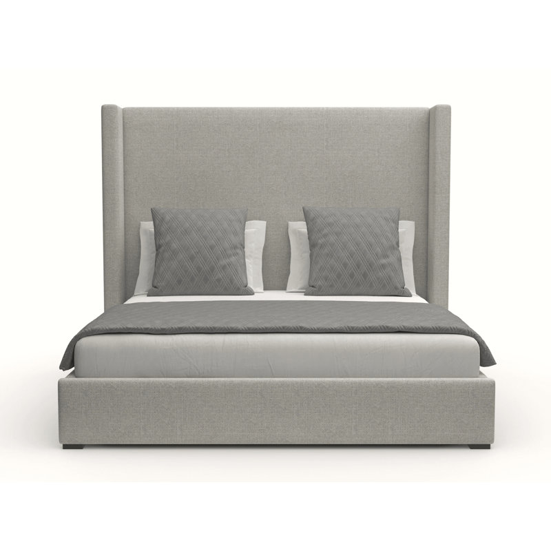Esparto Upholstered Bed, California King, Grey