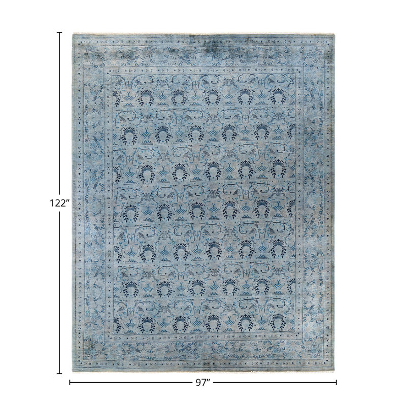 Cuyuna One-of-a-Kind 8' 1" X 10' 2" New Age Wool Area Rug Gray