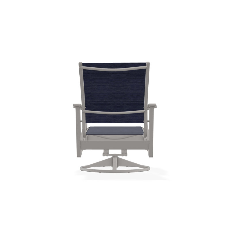 Wexler Outdoor Swivel Lounge Chair, Warm Gray, Deacon