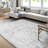 Feyzullah Oriental Machine Washable Performance Non-Slip Gray Indoor Area Rug-1172749370