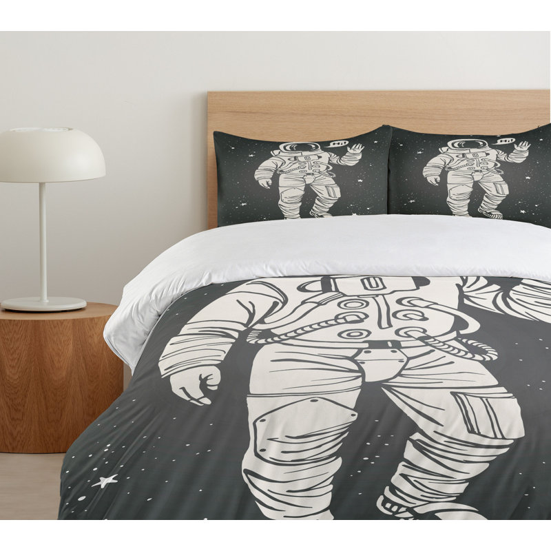 Modern & Contemporary Polyester Duvet Cover, Twin