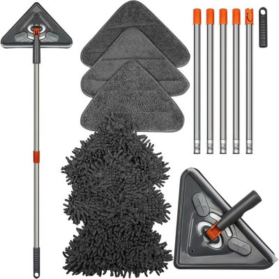 Mop Bucket Set With 6 Replacement Pads