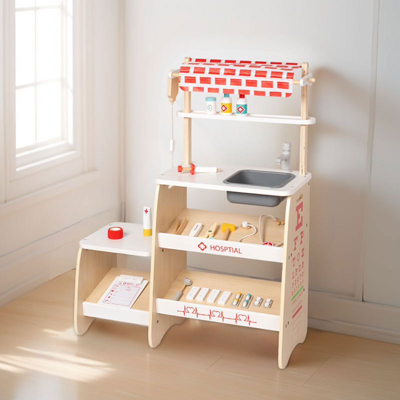 Pretend Play Medical Clinic Toy Set for Kids