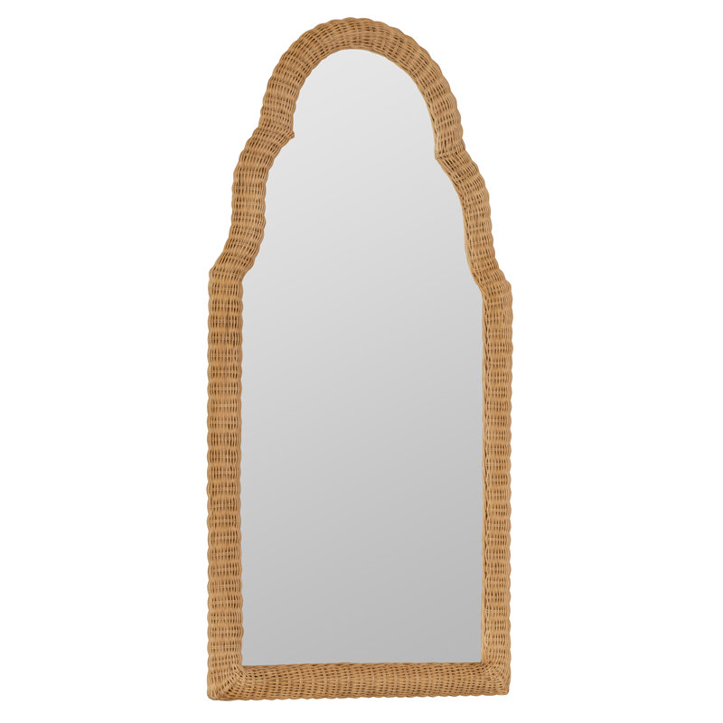 Evie Rattan Rectangle Mirror