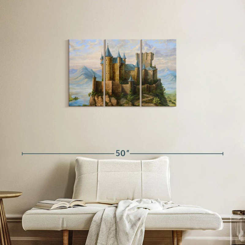 Lilie Castles, 20" H x 33" W