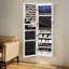 Armoire à bijoux avec miroir à suspendre-2060205236