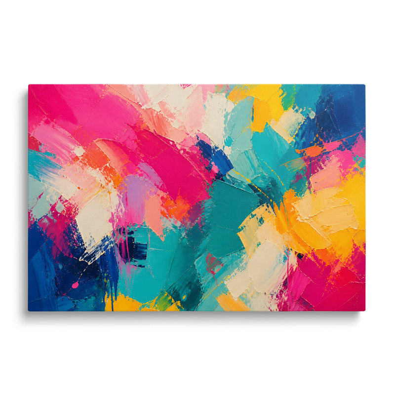 Reproduction d'une peinture à l'impasto vibrante sur toile - 30 x 45 cm, H 12 po x l 18 po