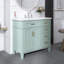 36" Modern Freestanding Bathroom Vanity With Ceramic Sink-2087436674