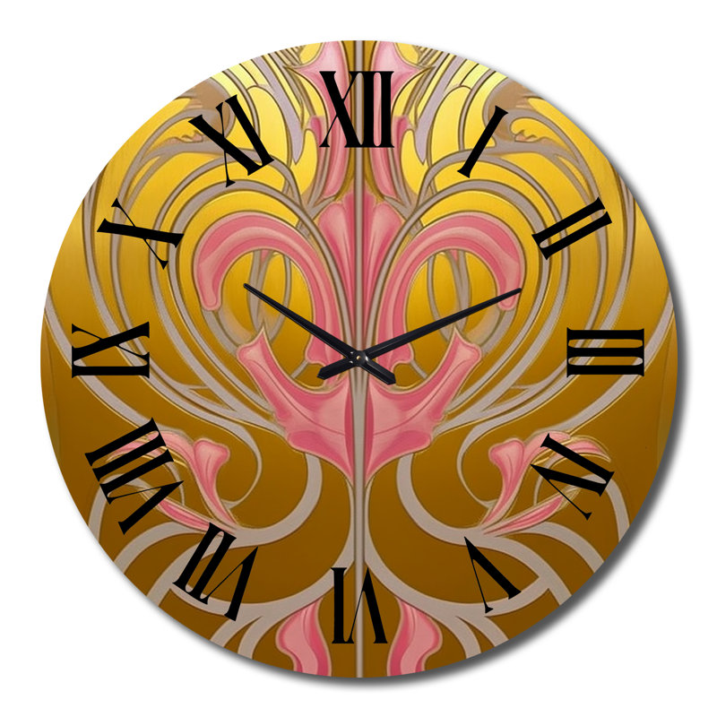 Horloge murale Art Nouveau, Grand