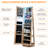 21.6'' Wide Freestanding MDF Jewelry Armoire-233262502