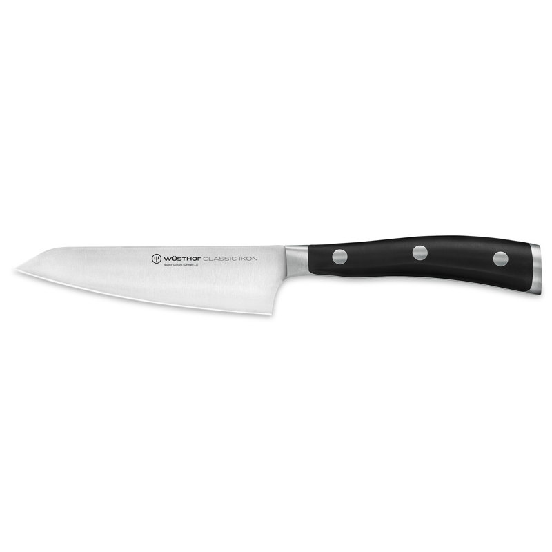 WÜSTHOF Try Me Knife, Classic Ikon 4.5" Asian Utility Knife, Black