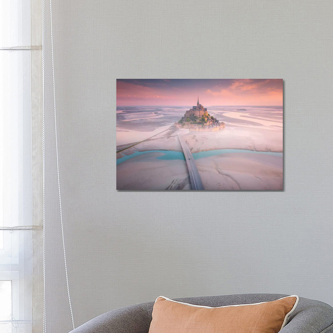 Mont Saint Michel I - France by Cuma Çevik - Wrapped Canvas Print