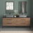 72'' Double Bathroom Vanity with Stone Top