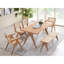 Chaises d'appoint au fini naturel (lot de 2) - Pour des moments de détente à l'extérieur, créez un havre de paix.