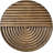 Hand-Carved Wood Wall Decor Featuring Artistic Round Design For Farmhouse And Country-Style Interiors | Wall Art Decoration | 11.8 Inches X 11.8 Inches (Brown)