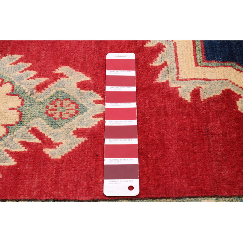 Tapis unique en laine noué à la main 6 pi 6 po x 9 pi 7 po nouvel âge Cerca