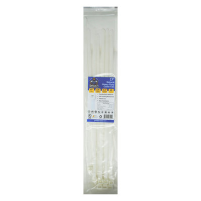 17" 175lb Heavy-Duty Cable Ties 10/bag