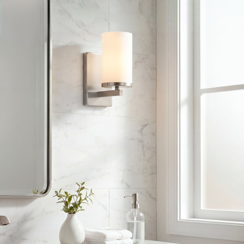 Armed Sconce, Brushed Nickel