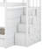 Lit superposé double avec lit gigogne avec tiroirs Hanli Kids-373455772