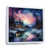 White Floater Framed