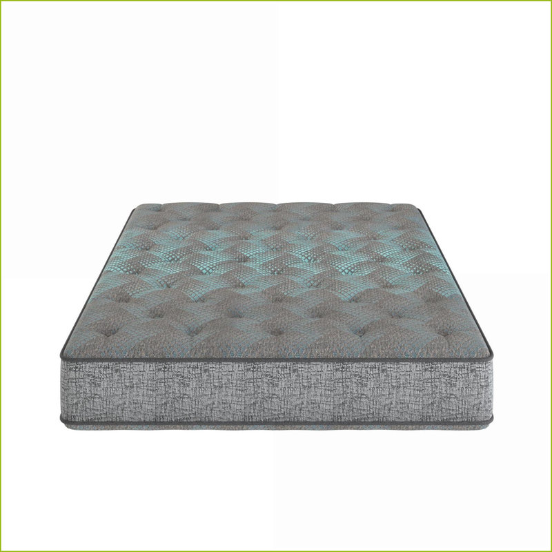 Mattresses | Restonic 9" Two-Sided Medium Comfort Foam Core Mattress, Full | Slate Gray + Sky Blue |, Full