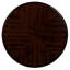 Table de bout ronde 22 pouces deux tons, canapé en bois massif avec tablette, table de coin de salon facile à assembler, beige et plateau espresso