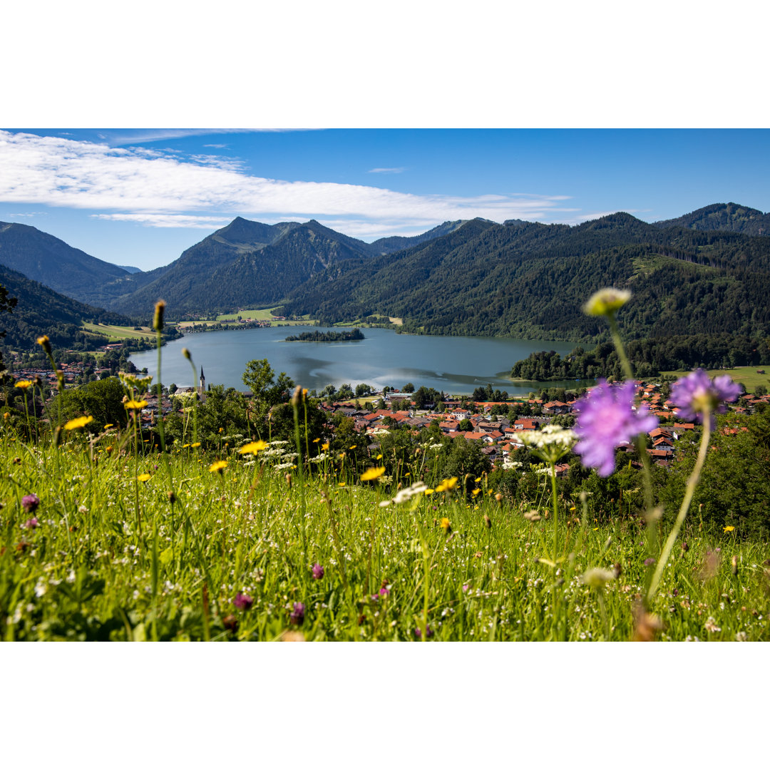 Sommer am Schliersee by Ra-s - Leinwandbild