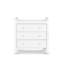 Snowdon Classic 2 Piece Furniture Set and Premium Sprung Mattress - White-104807992