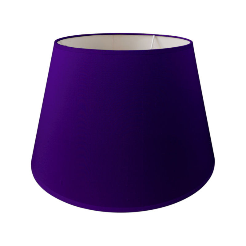 Silk Empire Lamp Shade ( Uno ), 30cm H x 45cm W x 30cm D, Violet