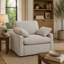 Fauteuil inclinable électrique avec 2 coussins rembourrés de mousse Biny