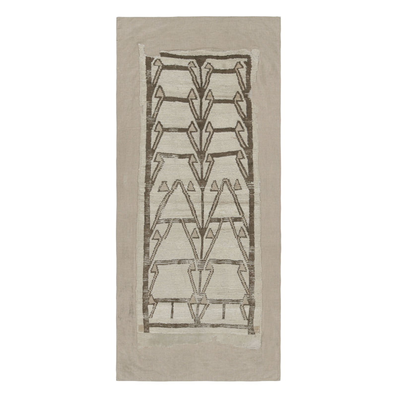 One-of-a-Kind 4'5”x10' Hand Knotted Area Rug