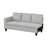 Velvet L-Shaped Sectional Right Hand Facing-97560932