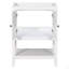 Base de meuble-lavabo 24 po seulement, structure en bois massif, armoire de rangement avec portes et tablette ouverte-30298770
