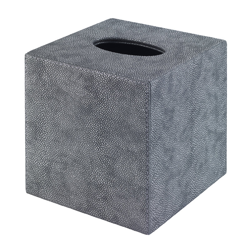 Stingray Tissue Box Cover, Gray