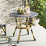 Wilburg Round Wicker/Rattan Outdoor Bistro Table