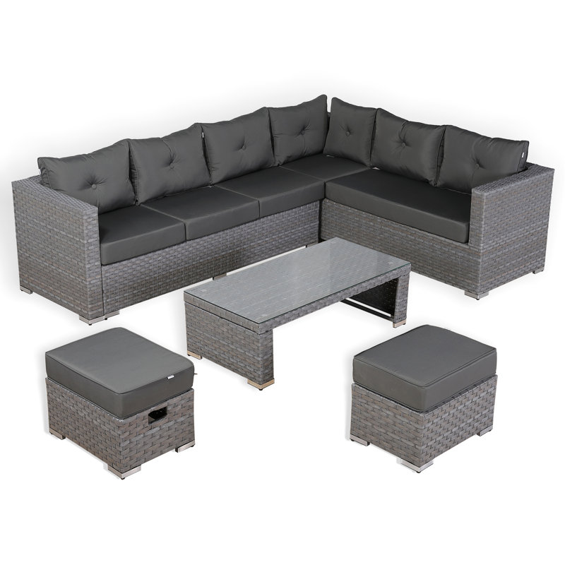 Amran Garden Lounge Set with Cushions