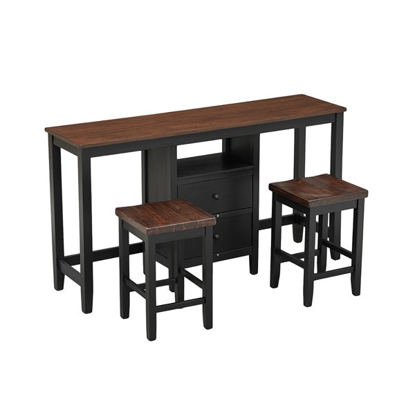 17 Stories Drayven 3 - Piece Dining Set 