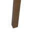 Tabouret de bar rotatif à hauteur ajustable Sonny en similicuir avec finition en bois brun-1112326819