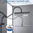 12" All Metal Rainfall Shower Head With Multi-function Handheld Sprayer Combo-126087094