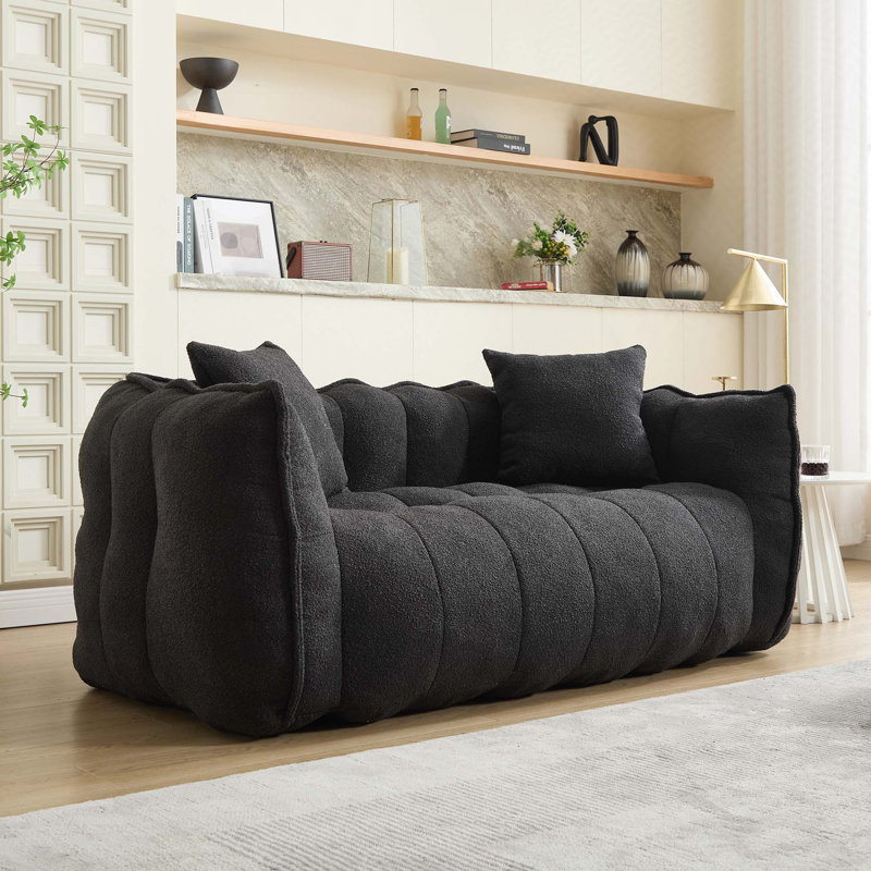 Canapé, pouf Boneless Sofas, Noir