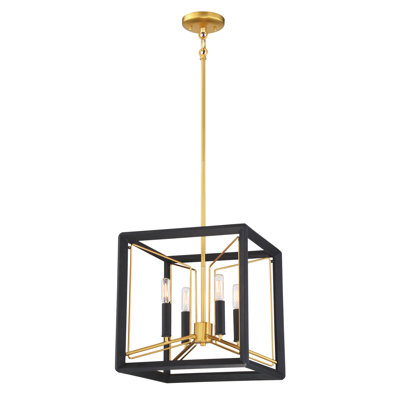 Sable 4 - Light Square / Rectangle Chandelier